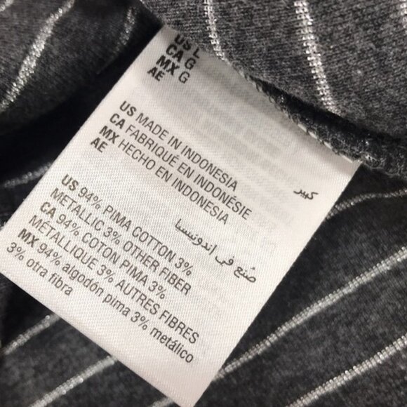 Charter Club Cotton Striped Mock-Neck T-Shirt - Picture 8 of 8